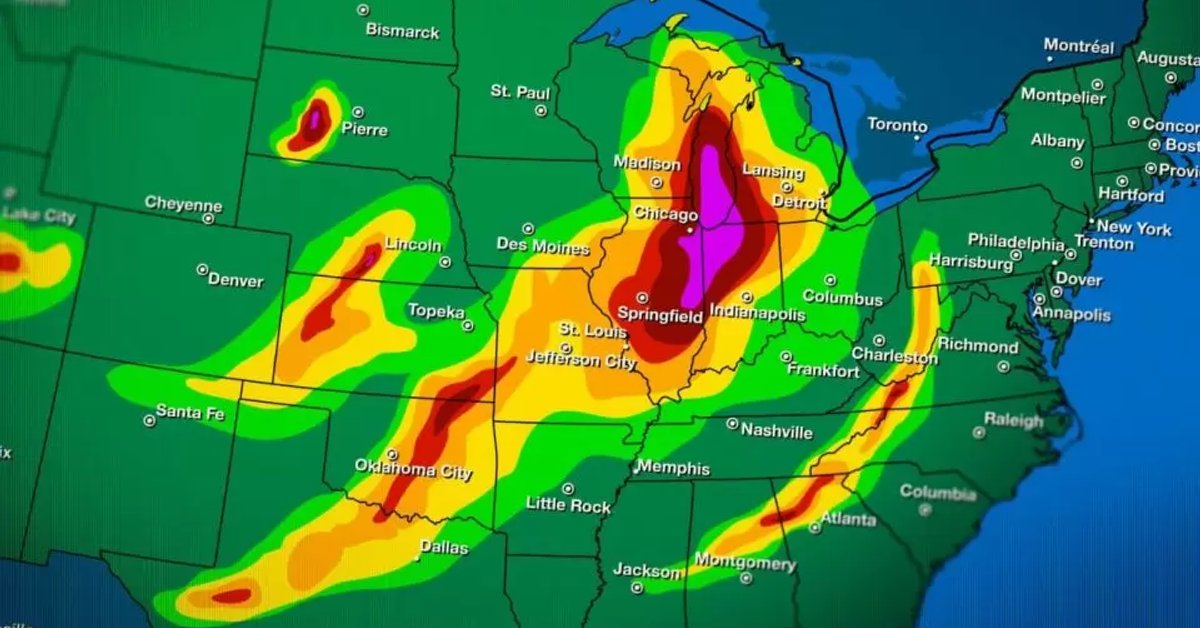US Weather Service AI Creates Maps With Imaginary Towns